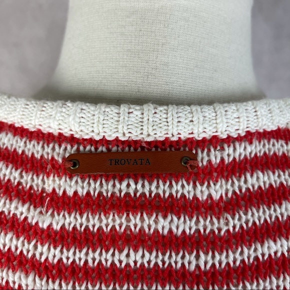 Trovata Birds Of Paradis Stripe Crewneck Sweater - Picture 6 of 11